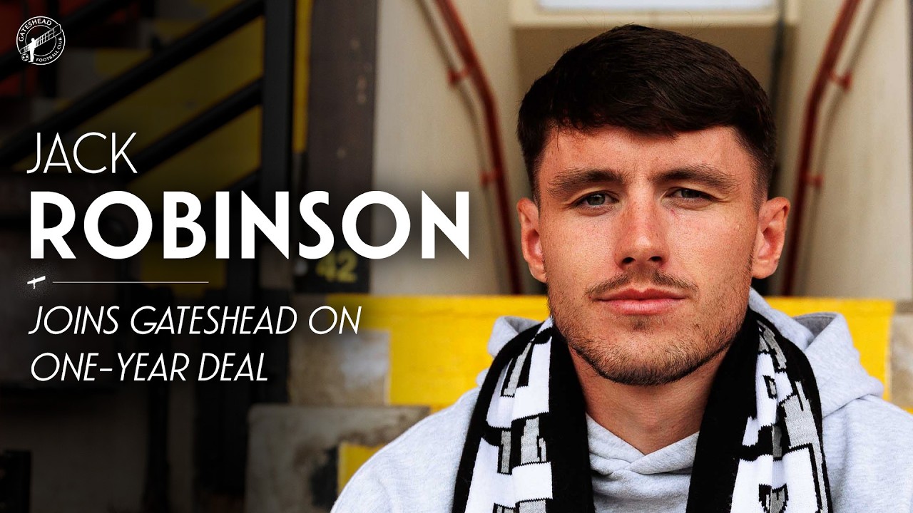 “I’ve loved it!” 😄 | Jack Robinson joins Gateshead FC | FIRST INTERVIEW