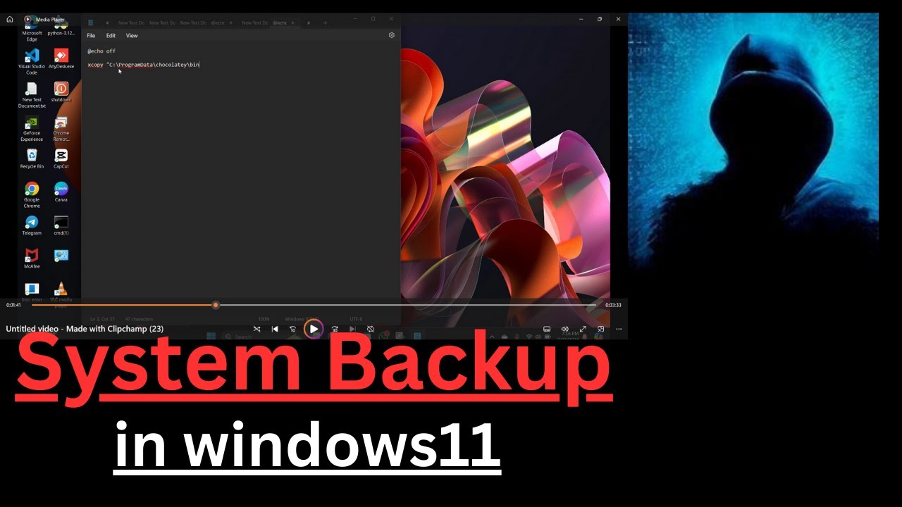 Backup batch script 4 windows 11!