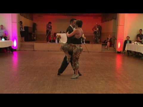  Marisol Morales  and  Alejandro Larenas  are  dancing  at  Toronto Tango Festival  in  2016