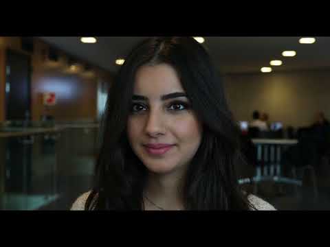 Lilas, a Syrian girl, talks about adapting to her new life in Norway