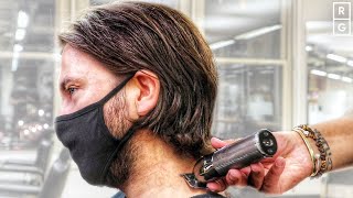 He Kept A Longer Hairstyle After Wanting A Skin Fade (Long Men&#39;s Haircut)