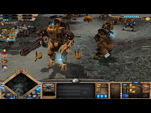 Unification Mod - Skirmish FFA - Tau Empire vs Salamanders vs Necrons vs Death Korps of Krieg