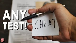 how to cheat on tests using magic tricks
