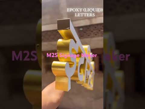 Liquid  Acrylic Sign Board