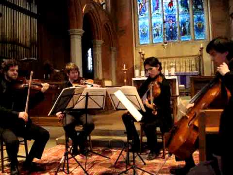 Galitzin Quartet plays Mendelssohn String Quartet in D, Op.44 no.1 - 3rd mov.MPG