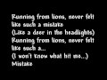 Running From Lions - All Time Low (Lyrics)