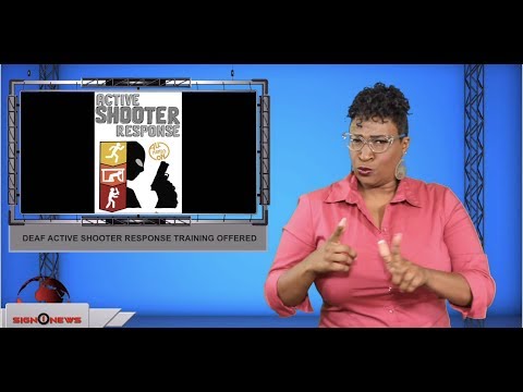 Deaf active shooter response training offered (ASL - 8.16.19)