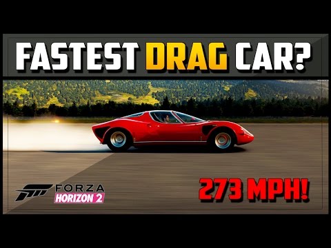 Forza Horizon 2 - Fastest Car In The Game? Best Drag Car W/ Tune! (Alfa Romeo Stradale 33)