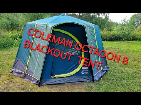 Coleman Octagon 8 Blackout | Full ASMR Tent Setup (No Talking, Real Nature Sounds)