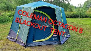Coleman Octagon 8 Blackout | ASMR Zeltaufbau (Ohne Reden, Naturgeräusche)