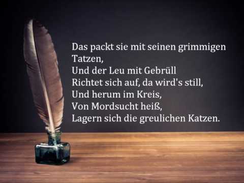 Friedrich Schiller: Der Handschuh - Mit Text!!!