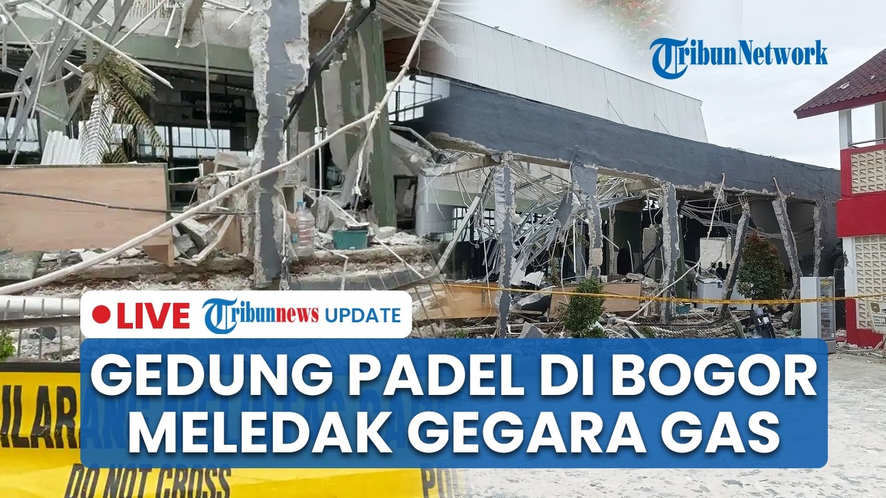 LIVE: Diduga Kebocoran Gas, Lapangan Padel di Gunung Putri Bogor Hancur seusai Ada Ledakan