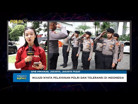 PENGAMANAN POLRI DI GPIB IMMANUEL JAKARTA