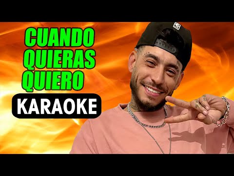 CUANDO QUIERAS QUIERO Ulises Bueno / Karaoke con letra