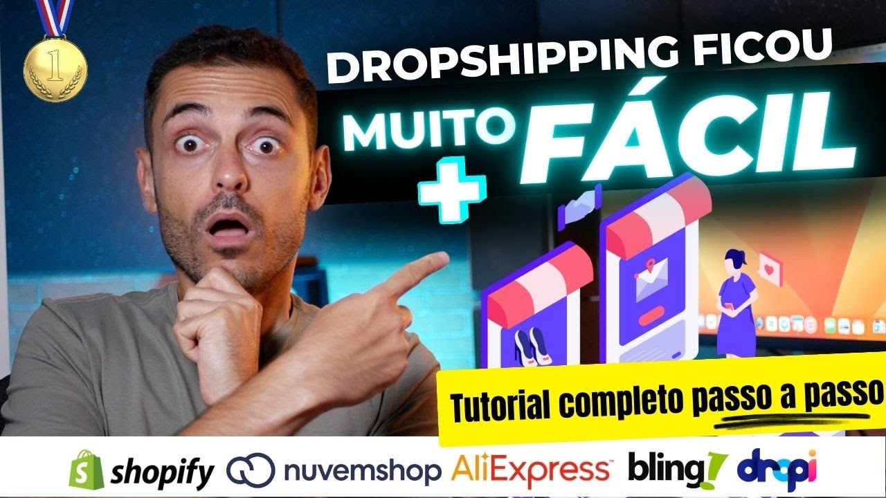 Dropi - Como fazer DROPSHIPPING com NUVEMSHOP + ALIEXPRESS muito FÁCIL | Qualquer pessoa pode fazer!