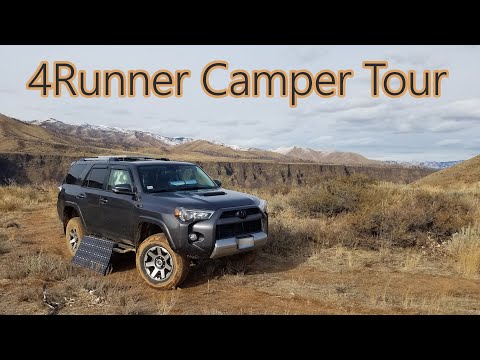5th Gen 4Runner Camper Tour - How Am I Living Out of It?