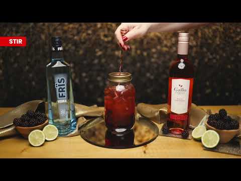 The Booze Bar | How to make a Black Rose