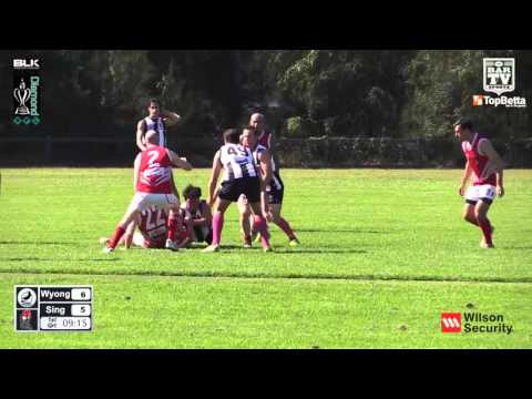 2016 BDAFL 2nd Division - Round 5 - Wyong V Singleton