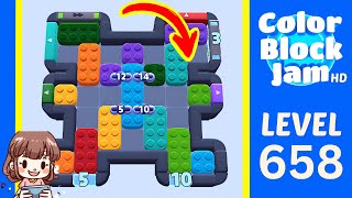 Soluzione del Livello 658 di Color Block Jam