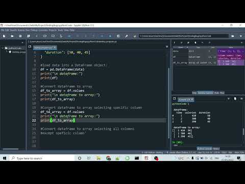 Attributeerror Dataframe Object Has No Attribute As_matrix Converting Dataframe To Array