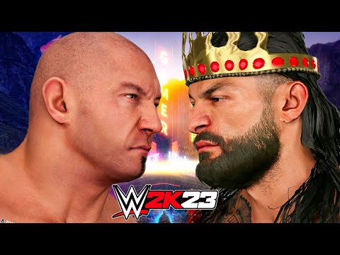 WWE 2K23 LIVE Can Batista Finally Dethrone KING Roman Reigns - WWE 2K23 Live Stream #3