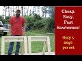 Build A Pair Of Simple Sawhorses Strong Cheap Stackable