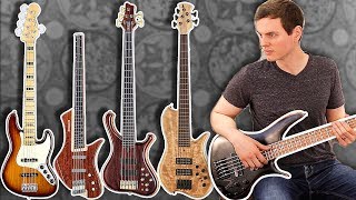 Video thumbnail for 5-STRING BASS SHOOTOUT - Fender, Ibanez, Marleaux, Claas, Wreck by Nate Navarro