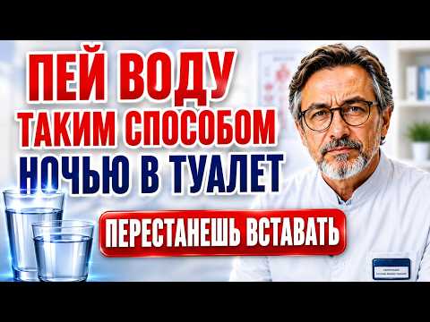 Никогда не пейте воду так на ночь! 3 ошибки, из-за которых вы встаёте в туалет и рискуете инсультом