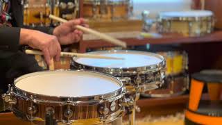 Video thumbnail for A look at my new DW Collector's Series Pi Snare Drums by Herb Warren