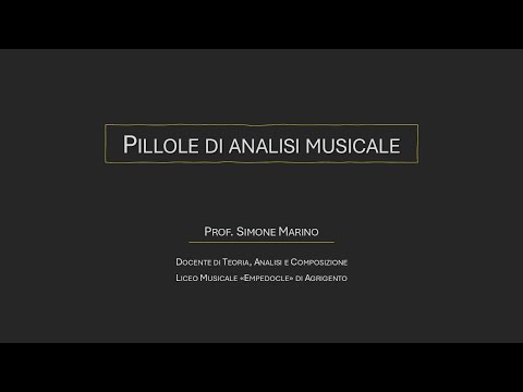 Pillole di analisi musicale 2 - I principali linguaggi musicali