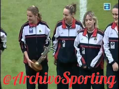 El Biesca Gijón celebra en El Molinón su primera Copa de Europa (2006/07)