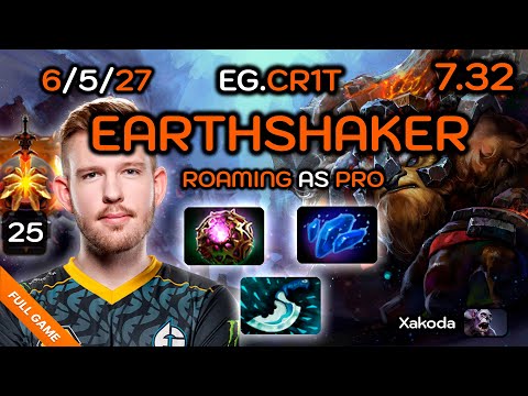 Crit Support (pos 4) Earthshaker [7.32] - HIGH IMPACT SUPPORT PLAYER feat. Xakoda