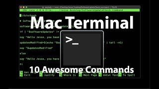 Mac Terminal  10 Awesome Mac Terminal Commands!