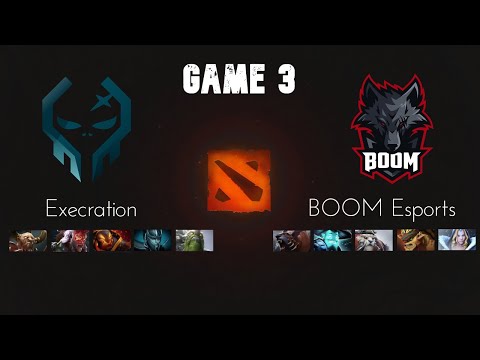 🟢[ENG]  EXECRATION vs BOOM ESPORTS - #GAME 3 | DOTA PRO Circuit 2021 | UPPER DIVISION | 7.29
