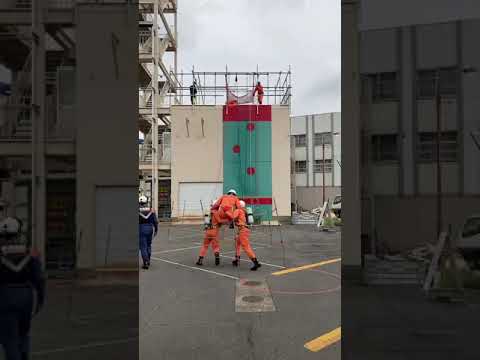 人間発達文化学類 令和３年度大洗町消防本部救助技術記録会第１係引揚救助