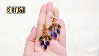 How to Make Gorgeous Beaded Earrings the EASIEST Way! (DIY Tutorial)