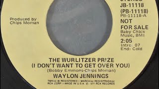 The Wurlitzer Prize ( I Don't Want To Get Over You ) ( Waylon cover 1978 )