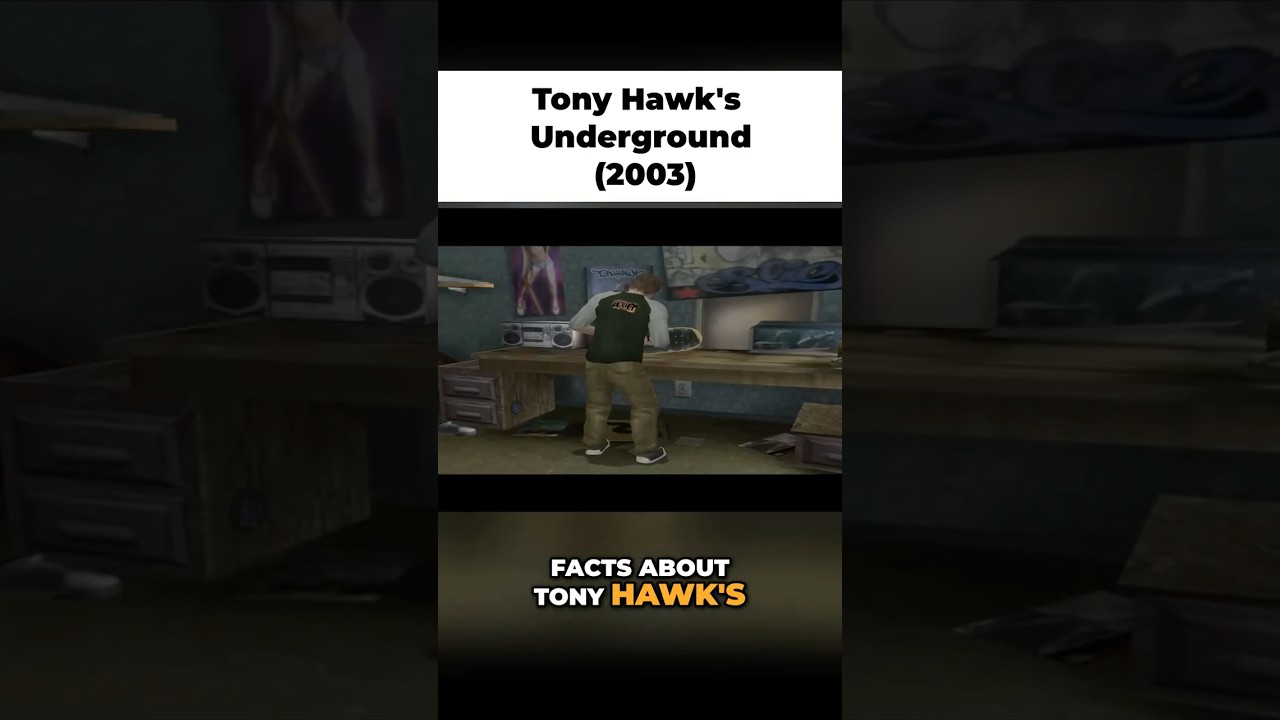 Tony Hawk's Underground #tonyhawk #gamingfacts #nostalgia #gaming #shorts
