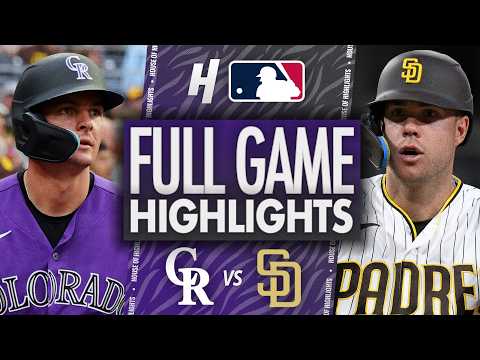 샌디에이고 VS 콜로라도 7:3 MLB 스포츠하이라이트