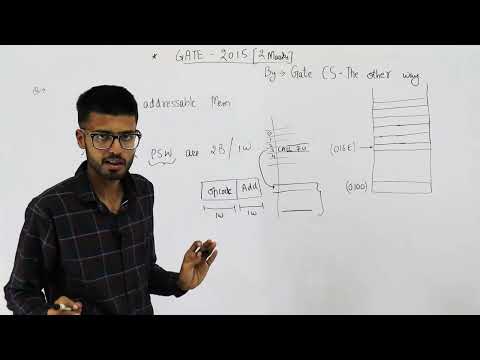 Gate 2015 pyq CAO | Consider a processor with byte-addressable memory. Assume that all registers,