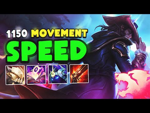 I play 1150 Move Speed Twisted Fate and kill people across the map