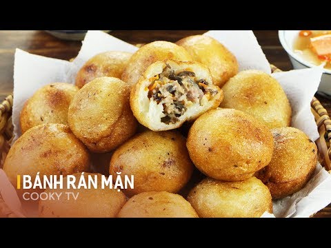 Cách làm Bánh rán mặn - món ngon ngày lạnh - Cooky TV