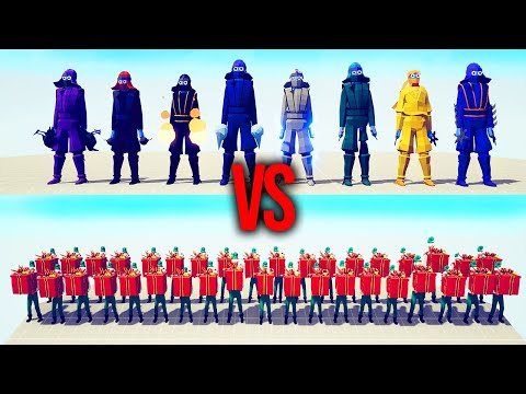 SENSEI TEAM vs PRESENT ELF TEAM #17 | TABS - Totally Accurate Battle Simulator
