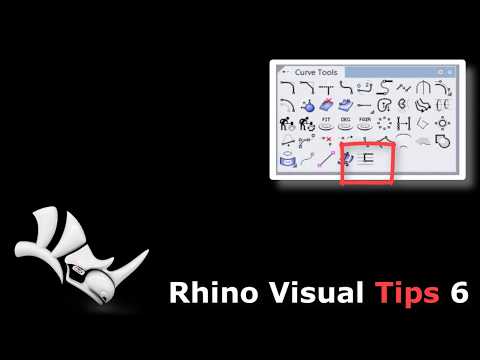 Rhino 6,  Guide Lines, in CurveTools