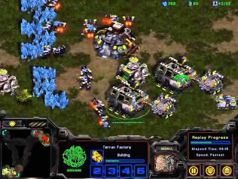 Starcraft Replay TvP vs G5! ICCup Attack!