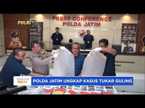 POLDA JATIM UNGKAP KASUS TUKAR GULING TANAH KAS DESA