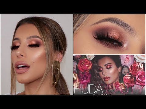 HUDA BEAUTY REMASTERED ROSE GOLD PALETTE REVIEW/COMPARISON