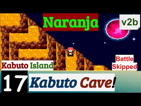 Pokemon Naranja Part 17 PokeFan Exploring Kabuto Cave On Kabuto Island | GBA Rom Hack