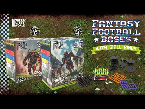 Fantasy Football Bases with Skill Rings - 32mm / 40mm