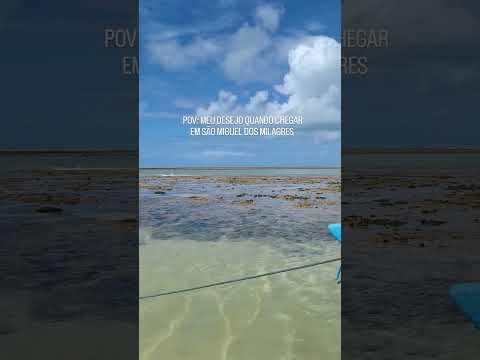 ✨️ Explore as incríveis Piscinas Naturais de São Miguel dos Milagres #shortsviral